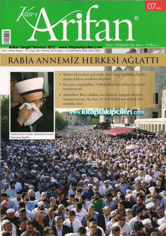 Kasr-ı Arifan Dergisi Temmuz 2012 Sayısı
