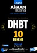 DHBT AHKAM Serisi 10 Deneme Tamamı Çözümlü, Lisans, Önlisans, Ortaöğretim