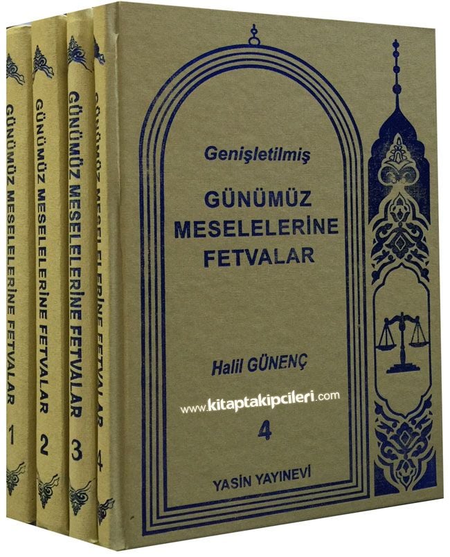 Günümüz Meselelerine Fetvalar Genişletilmiş, Halil Günenç, 4 Cilt Takım