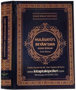 Hulasatül Beyandan Seçme Sureler, Konyalı Mehmet Vehbi Efendi, Kelime Mealli, Fatiha Suresi Ve 30. Cüz Toplam 38 Sure, Şamua Kağıt, 520 Sayfa