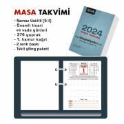 2024 Yılı Misvak Masa Takvimi İstanbul, Ankara, İzmir, Konya, Gaziantep Namaz Vakitleri - KARGO ÜCRETSİZ