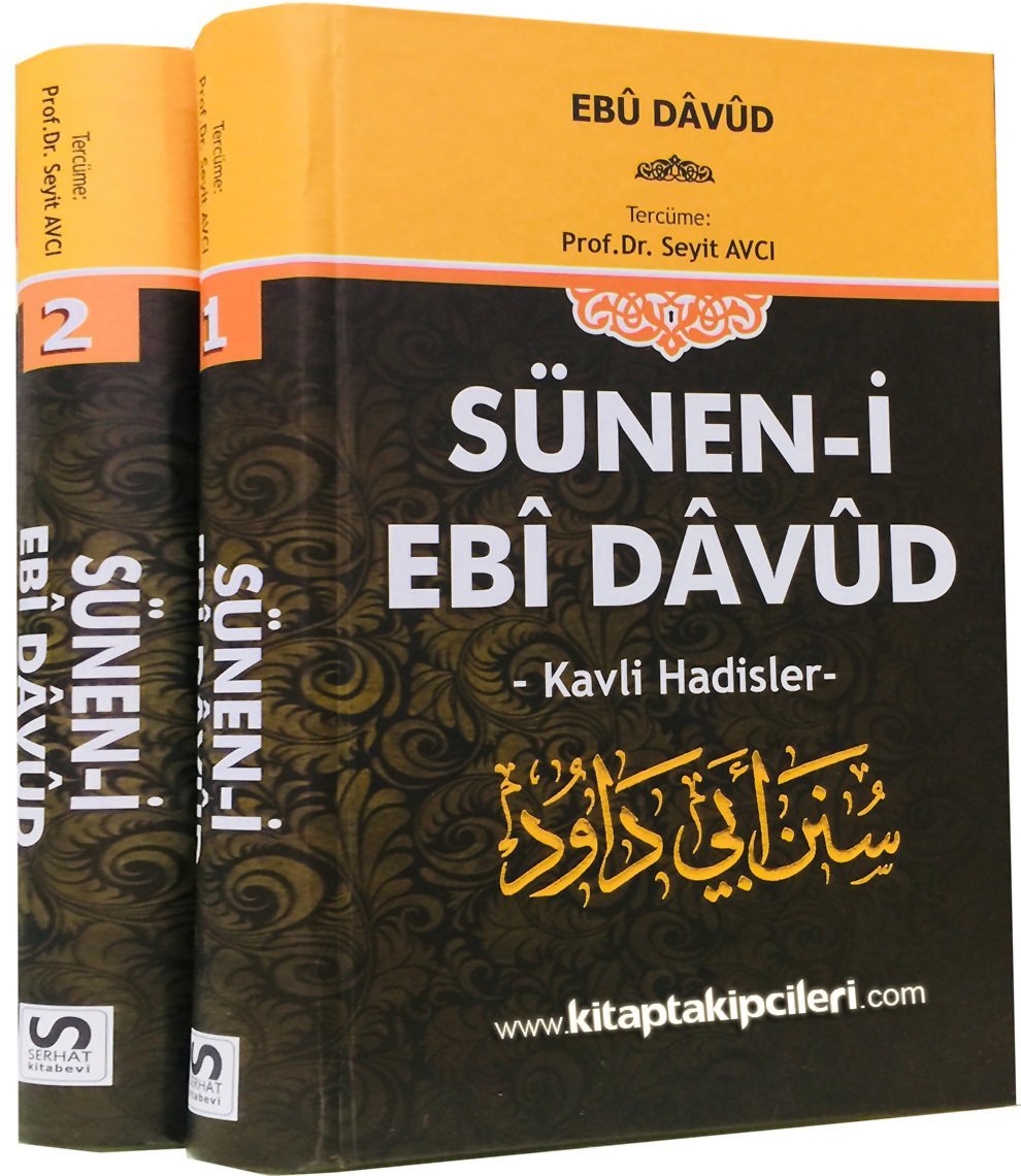 Süneni Ebu Davud, Kavli Hadisler Türkçe Arapça, Tercüme Seyit Avcı, 2 Cilt Takım 1296 Sayfa