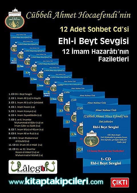 Ehli Beyt Sevgisi 12 İmam, Cübbeli Ahmet Hoca -12 Adet CD Takım