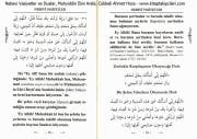 Nebevi Vasiyetler ve Dualar, Muhyiddin İbni Arabi, Cübbeli Ahmet Hoca