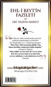 Ehli Beytin Fazileti Ve Ebu Talibin Akıbeti, Ömer Faruk Hilmi, Peygamberimizin Annesi Babası Dedeleri Ezvacı Tahirat, Kızları, Evlatları, Torunları, Annelerimiz