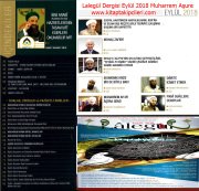 Lalegül Dergisi Eylül 2018, Muharrem Aşure Sayısı | İmamı Rabbani Hz Şifa Duası, Cübbeli Ahmet Hoca