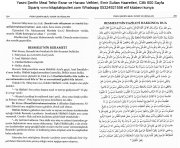 Yasini Şerifin Meal Tefsir Esrar ve Havası Vefkleri, Emir Sultan Hazretleri, Ciltli 600 Sayfa