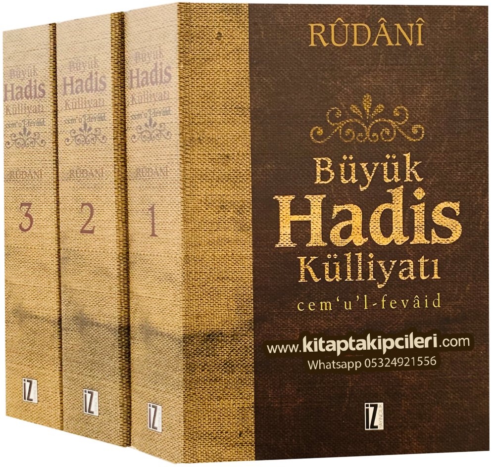 Rudani Büyük Hadis Külliyatı, Cemul Fevaid, Sadece Türkçe, 10133 Hadis, 3 Kitap Toplam 1828 Sayfa