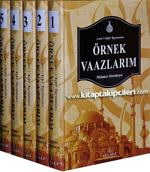 Örnek Vaazlarım, Mehmet Altunkaya, 5 Cilt Takım, 14x21 cm Ebat Ciltli
