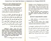 Havassul Kuran, İmamı Gazali, Türkçe Arapça