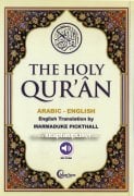 İngilizce Arapça Kuranı Kerim ve Meali, The Holy Quran, Arabic English, Marmaduke Pıckthall, Ses Kodlu, 14x21 cm