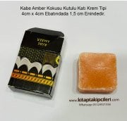Kabe Amber Kokusu Kutulu Katı Krem Tipi 4x4 cm Ebat