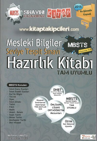 Diyanet Mbsts Mesleki Bilgiler Seviye Tespit Sınavı Hazırlık Kitabı Tam Uyumlu, Mehmet Ümütli