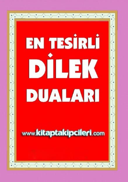 En Tesirli Dilek Duaları, Cep Boy