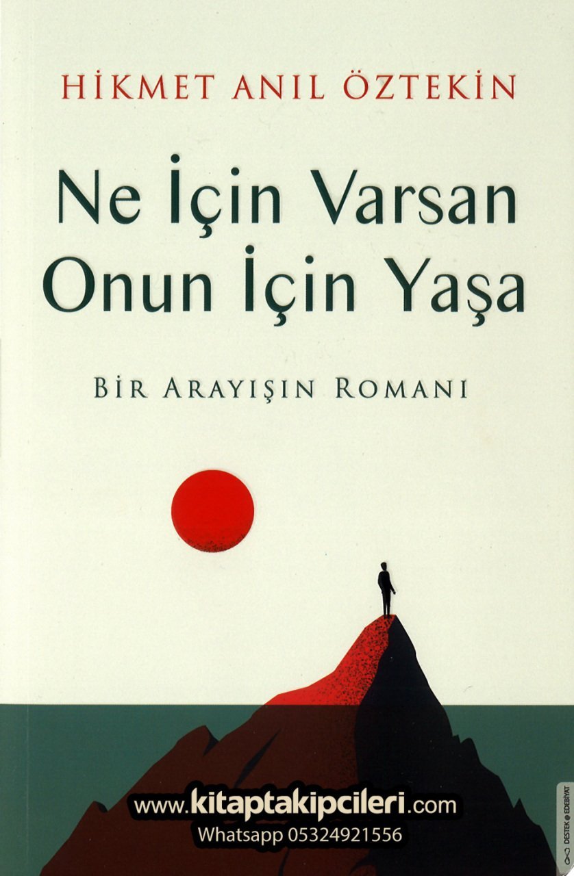 Ne İçin Varsan Onun İçin Yaşa, Hikmet Anıl Öztekin, Bir Arayışın Romanı