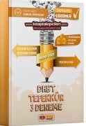DHBT Tefekkür 3 Deneme Test Kitabı, Mustafa Uyan, Tüm Adaylar İçin Tamamı Çözümlü, 120 Soru 44 Sayfa