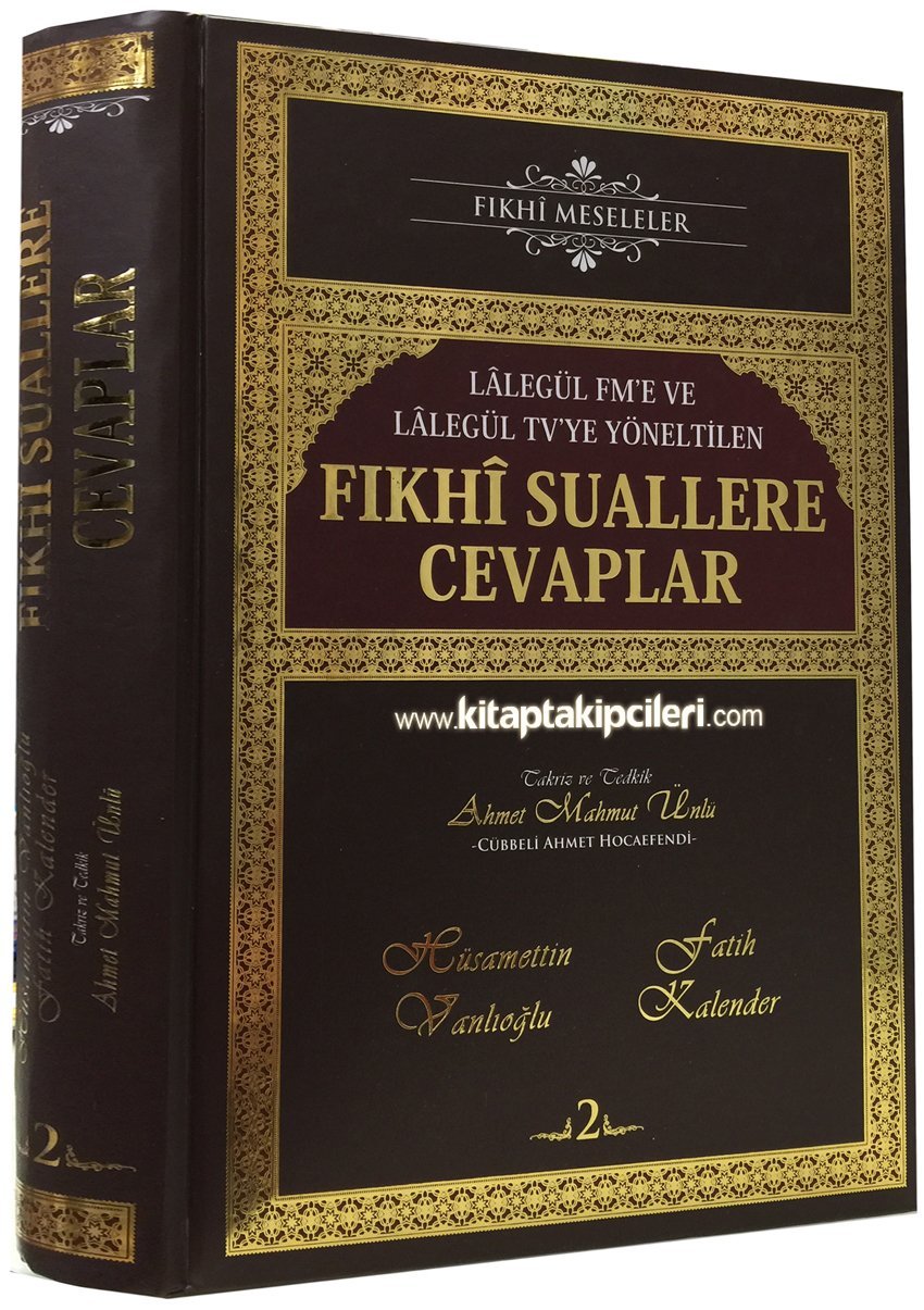 Fıkhi Suallere Cevaplar, Fıkhi Meseleler, Fatih Kalender, Cübbeli Ahmet Hoca, 2. Cilt