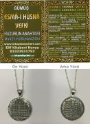 Gümüş Esmaül Hüsna Vefki, Manevi Korunma Zırhı, 925 Ayar Gümüş Kolye