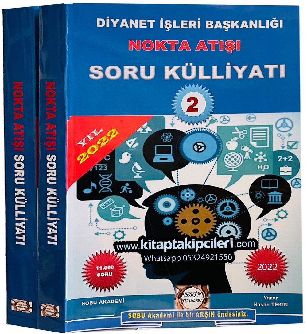 Diyanet İşleri Başkanlığı Mbsts Nokta Atışı Soru Külliyatı, Hasan Tekin ve Komisyon 11.000 Soru 2 Kitap Toplam 800 Sayfa