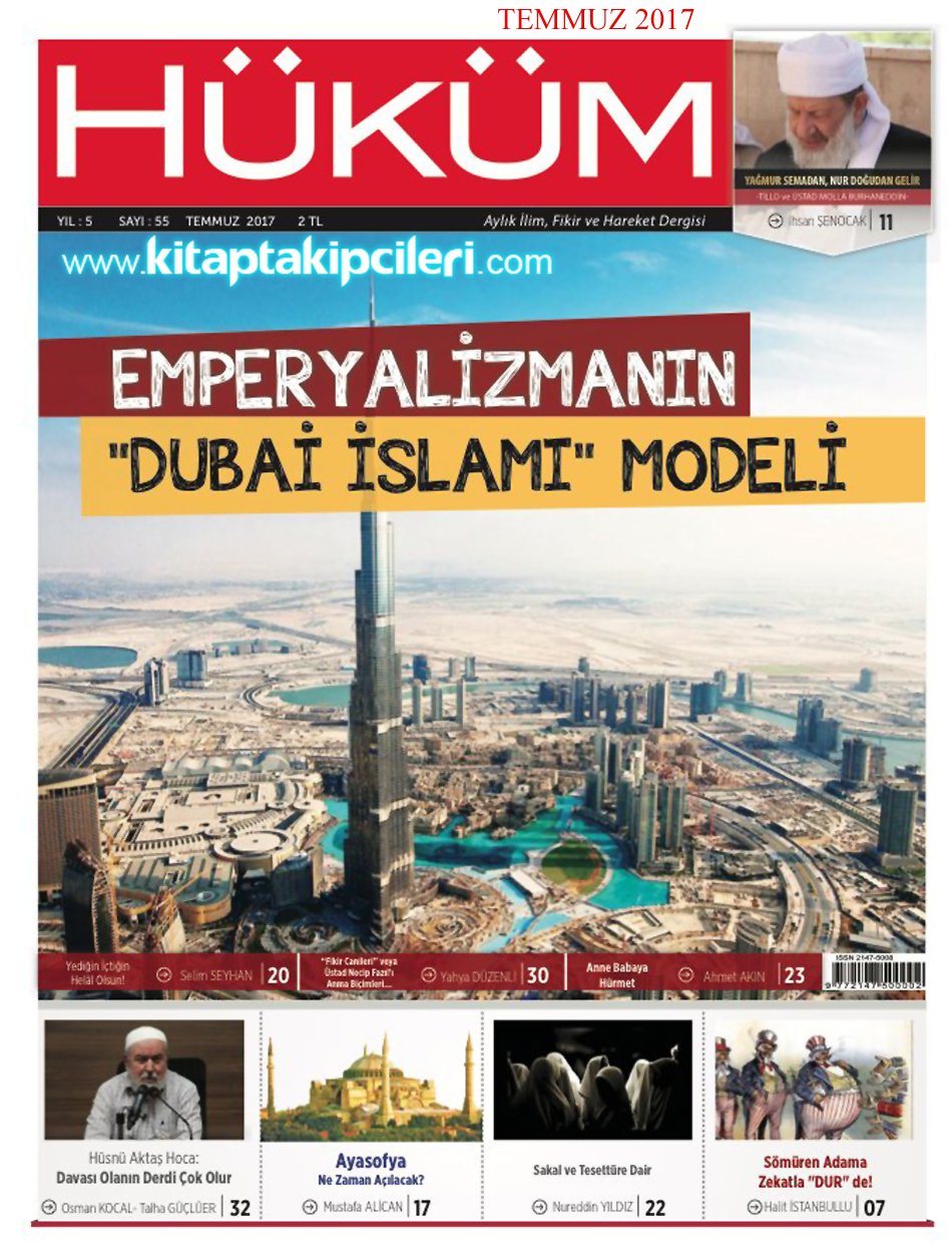 Hüküm Dergisi Temmuz 2017 Sayısı, Emperyalizmanın Dubai İslamı Modeli