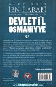 Eş Şeceretün Numaniyye fid Devleti Osmaniyye, Muhyiddin İbni Arabi, Sadreddin Konevi, Türkçe ve Orjinal Arapça İlaveli