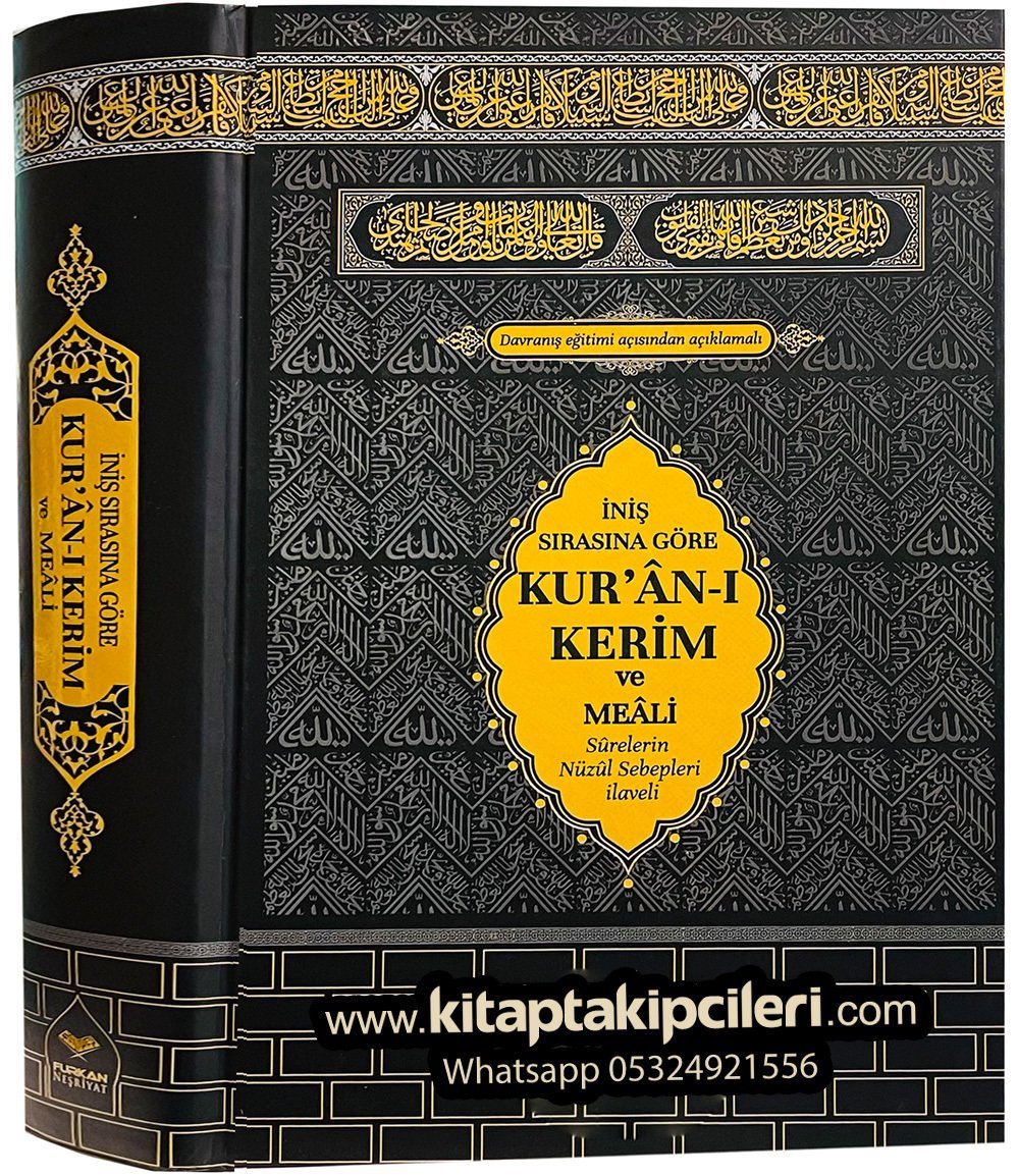 İniş Sırasına Göre Kuranı Kerim Ve Meali, Nuzul Sebepleri İlaveli, Salim Akarsu, Satır Arası Türkçe Okunuşu Ve Meali, Davranış Eğitimi Açısından Açıklamalı, Orta Boy 885 Sayfa