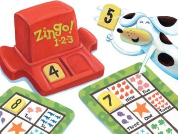 Zingo Sayı Kavrama 1-2-3 Oyunu (4+ yaş)