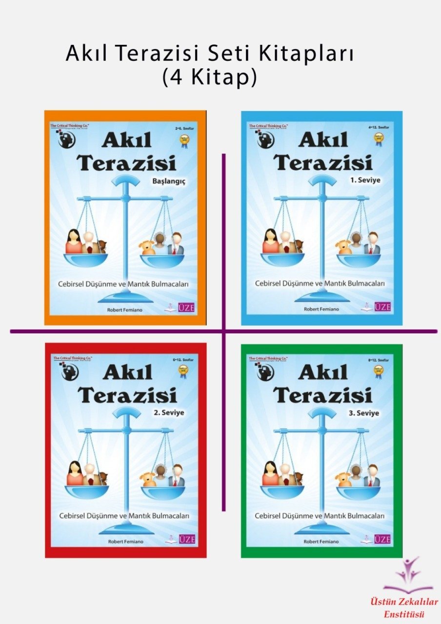 Akıl Terazisi Seti Kitapları (4 Kitap)