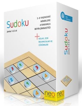 Sudoku Junior 1-2-3-4 Hafıza Oyunu (3-8 yaş)