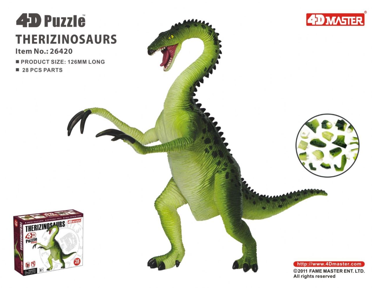 4D Puzzle Theriziosaurs (6+ yaş)
