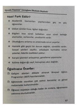 Çocuğum İlkokula Başladı Kitabı