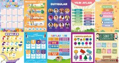 Türkçe Eğitici Posterler 1. Seri