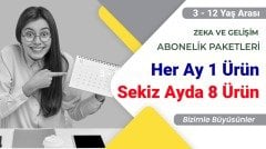 4 Yaş Zeka ve Gelişim Abonelik Paketi