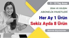 5 Yaş Zeka ve Gelişim Abonelik Paketi