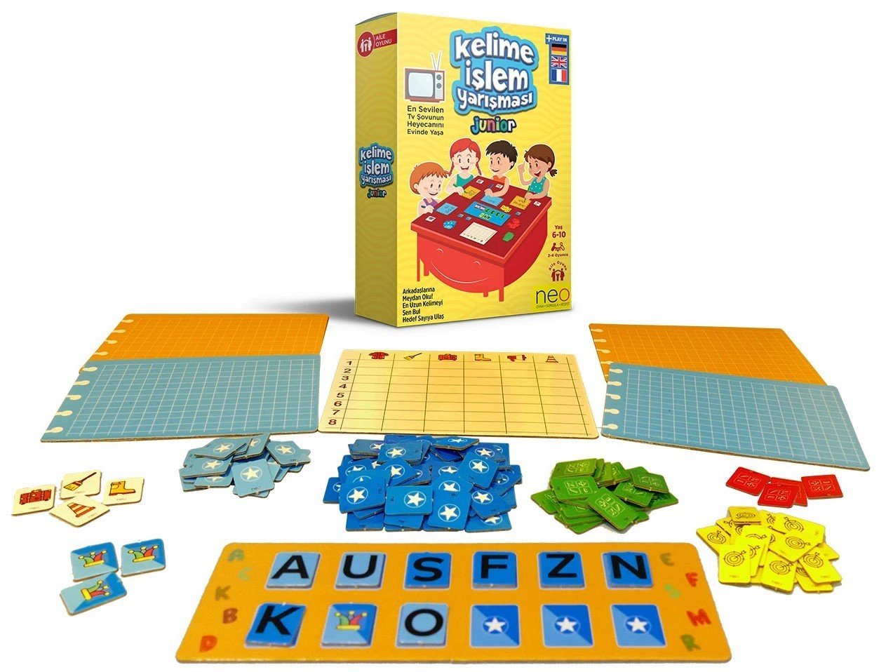 Kelime İşlem Yarışması JUNIOR Aile Oyunu (6+ yaş)