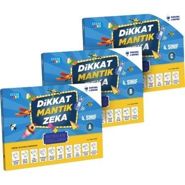 Dikkat Mantık Zeka Seti Sıfırdan Kodlama( 4.sınıf )