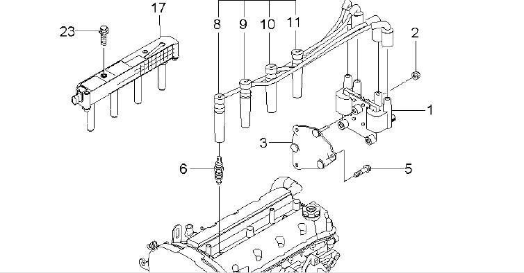 Chevrolet Lacetti Buji Kablosu Takımı İthal