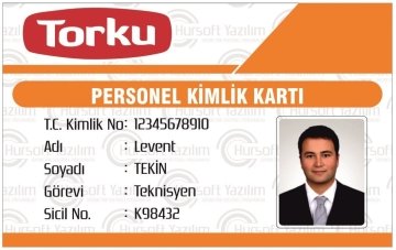 PERSONEL KİMLİK KARTI (PROXİMİTY - MİFARE KART BASKILI) - MATBAA BASKISI - FİRAMAYA ÖZEL TASARIM - 100 ADET KART