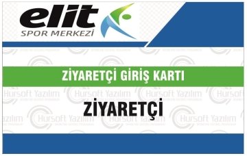 SPOR SALONU ÜYE KİMLİK KARTI (PROXİMİTY - MİFARE KART BASKILI) - MATBAA BASKISI - ÖZEL TASARIM - 100 ADET KART