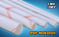 PVC Cam elyaf Makaron - Çap: 0,8mm