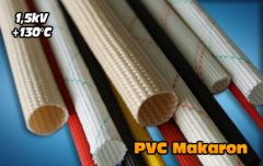 PVC Cam elyaf Makaron - Çap: 1,0mm