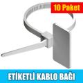 KBE100A - 100mm Etiketli Kablo Bağı