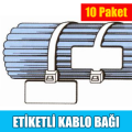 KBE190C - 190mm Etiketli Kablo Bağı