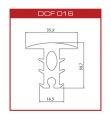 DCF016 Silikon derz fitili(35*31mm)