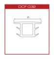 DCF032 Silikon derz fitili(25*12mm)