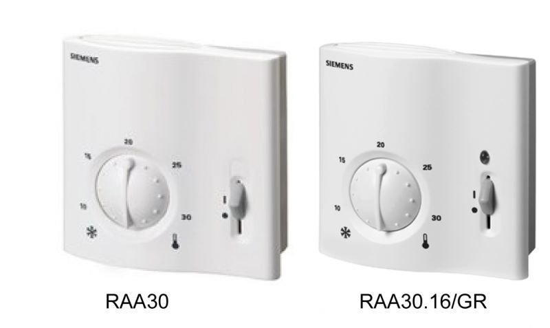 RAA 30.16 /GR Siemens oda termostatı