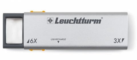 LED Işıklı - USB Şarjlı Büyüteç