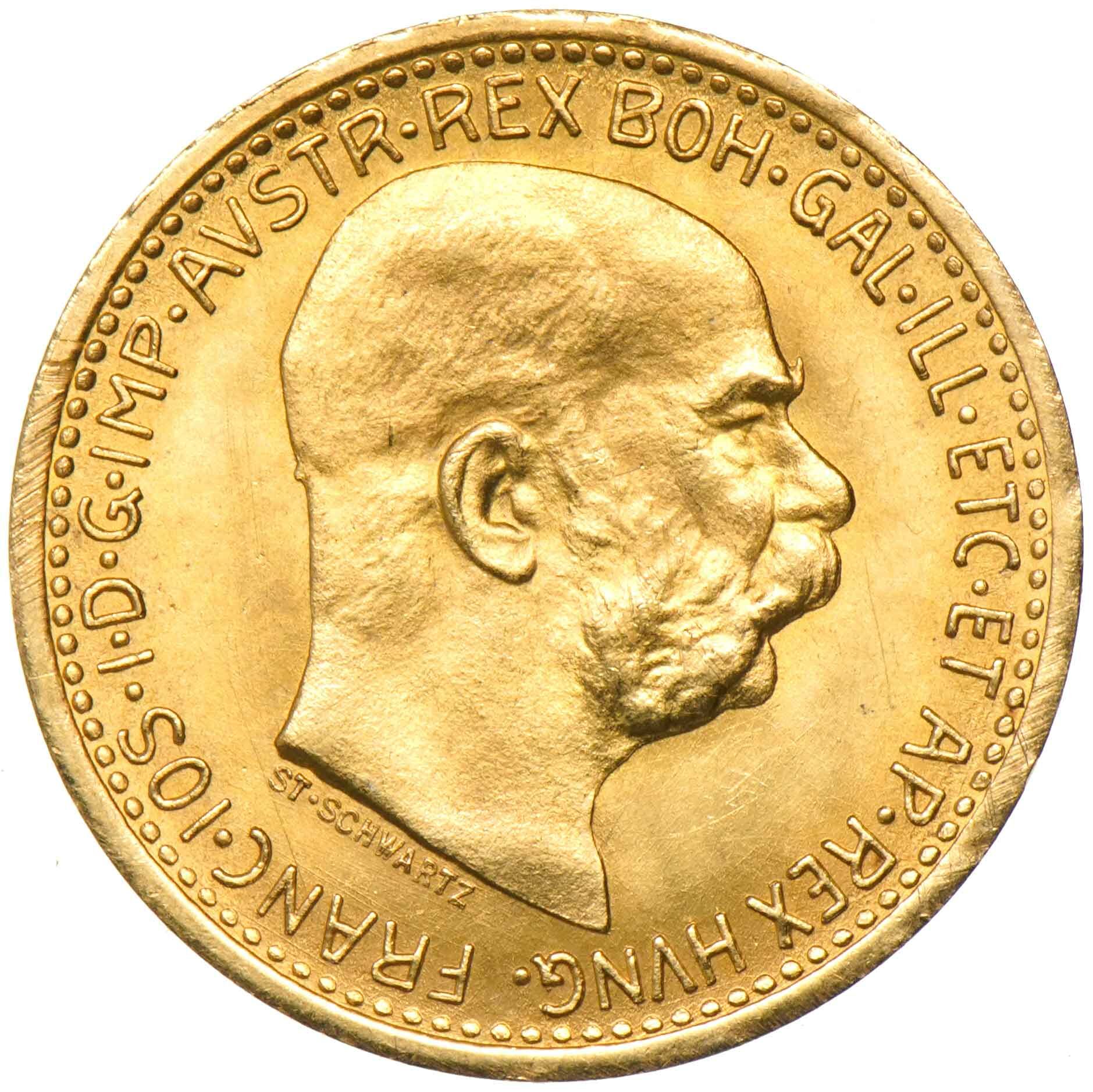 Avusturya 10 Corona 1912 - ALTIN