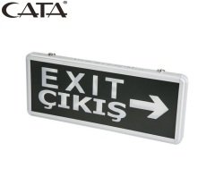 CATA CT 9166 Acil Durum Exit Yönlendirme Armatürü - 3W Ledli 3 saat Süreli CT-9166