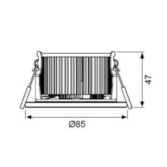 Sıva Altı LED''li Spot (3000K) 6W 480lm IP65 Epistar COB LS453 S Alım Yapmadan Önce Stok Bilgisi Alınız